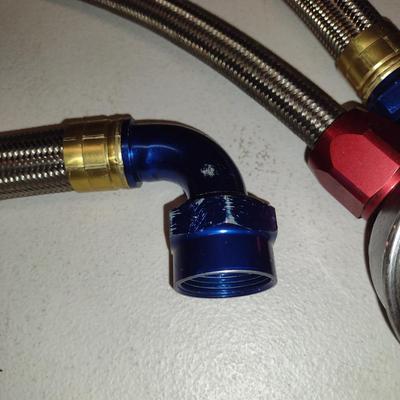 Braided Automotive Pressure Hose- Assorted Lengths and Fittings (#39)