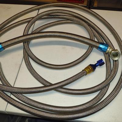 Braided Automotive Pressure Hose- Assorted Lengths and Fittings (#40)