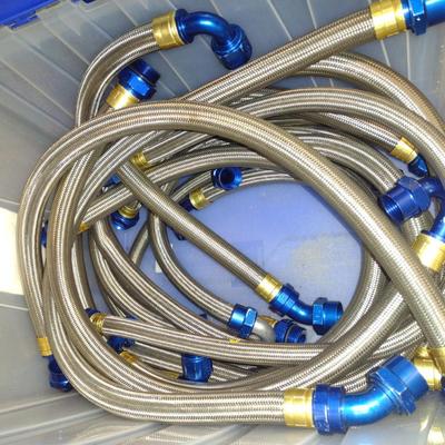Braided Automotive Pressure Hose- Assorted Lengths and Fittings (#43)