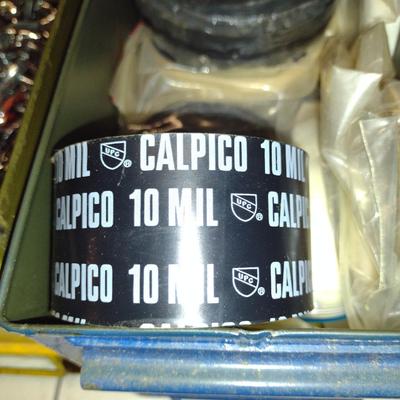 Three Metal Dry Boxes with Contents