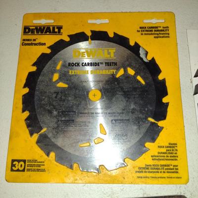 Collection of 7 1/4" Saw Blades