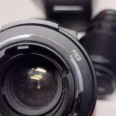 Canon Camera EOS ELAN Film Camera with Two Lenses and Speedlite 540EZ
