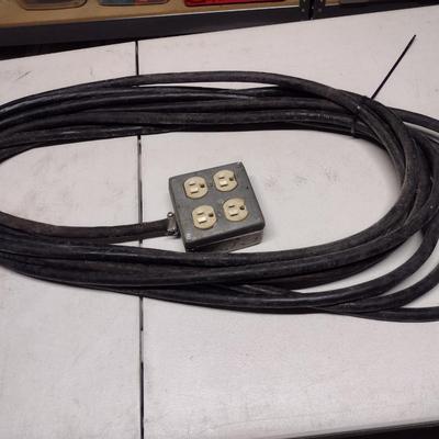Heavy Duty Cord with Outlet Box- Approx 35 Feet