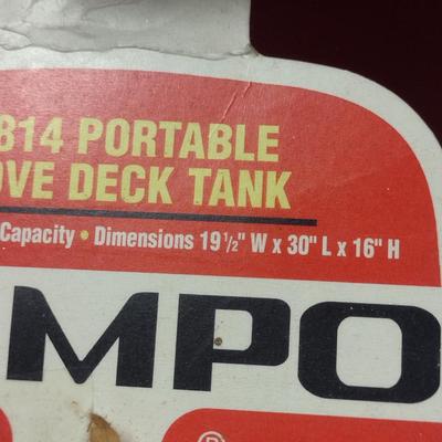 Tempo Portable Gasoline Above Deck Tank- 27 Gal Capacity