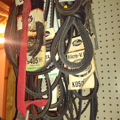 Assorted Tools and Automotive Accessories- Contents on Pegboard