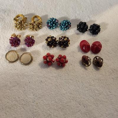HOBE/VENDOME/BERGERE/GERMANY AND OTHER CLIP ON EARRINGS