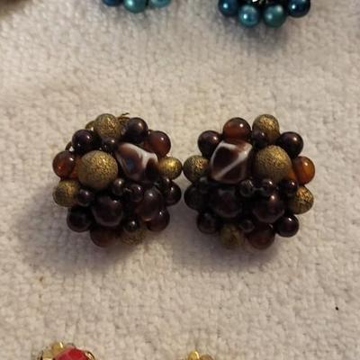 HOBE/VENDOME/BERGERE/GERMANY AND OTHER CLIP ON EARRINGS