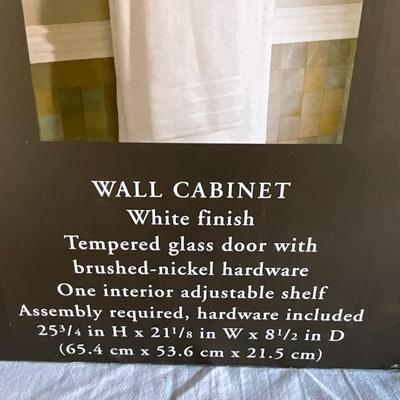 Field Crest wall cabinet still in box