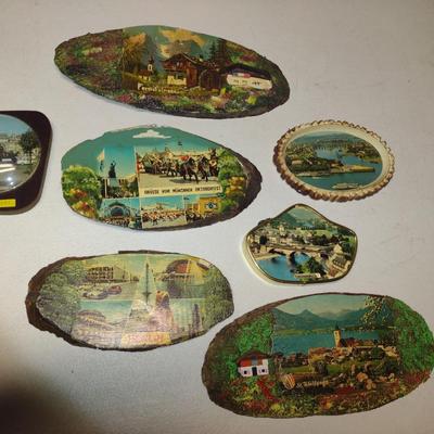 European Souvenirs- Images Mostly on Wood