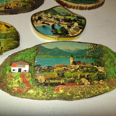 European Souvenirs- Images Mostly on Wood