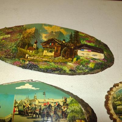 European Souvenirs- Images Mostly on Wood