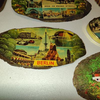 European Souvenirs- Images Mostly on Wood