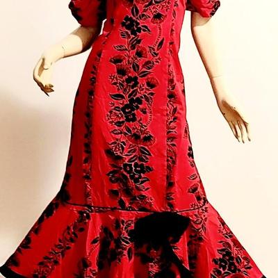 Exquisite 60-70s Hawaiian Maxi dress