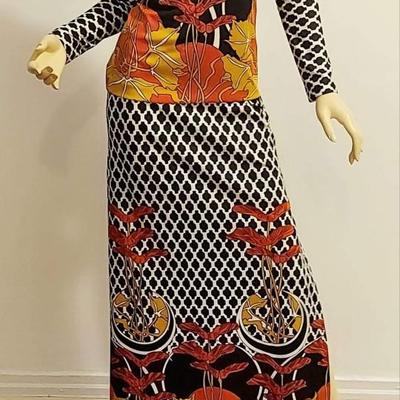 Vtg 60-70s Cirette California Deco Maxi