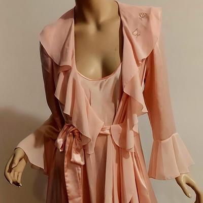 Vtg Stunning Ballerina Pink Lucie Ann Ensemble