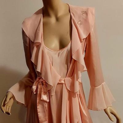 Vtg Stunning Ballerina Pink Lucie Ann Ensemble