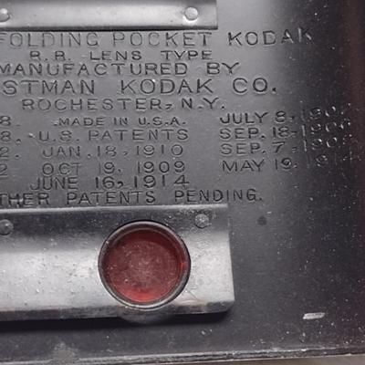 Antique Kodak No. 1A Folding Pocket Camera- R.R Lens Type