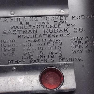 Antique Kodak No. 1A Folding Pocket Camera- R.R Lens Type