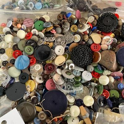 Sewing buttons