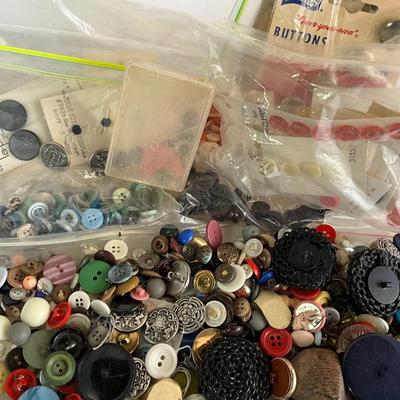 Sewing buttons