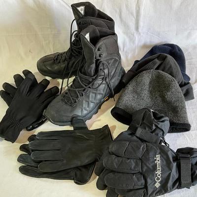 Mens Merrell hiking boots 12, Gloves, hats