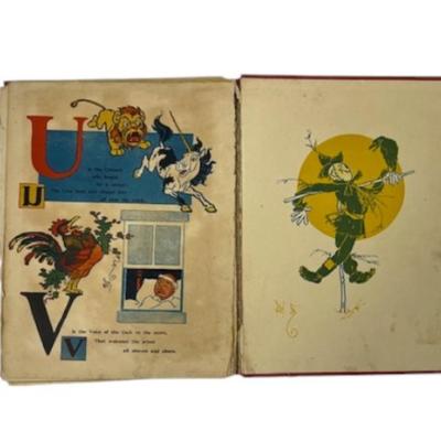 Second Edition 1904 Denslow's "Scarecrow and the Tin Man"
