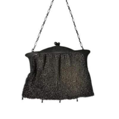 Marked and Tested Sterling Deco Mesh Purse [146g]