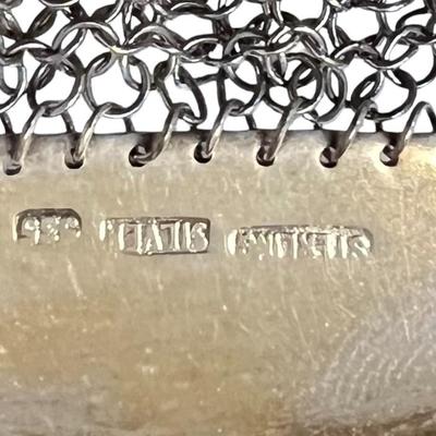 Marked and Tested Sterling Deco Mesh Purse [146g]