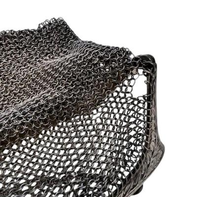 Marked and Tested Sterling Deco Mesh Purse [146g]