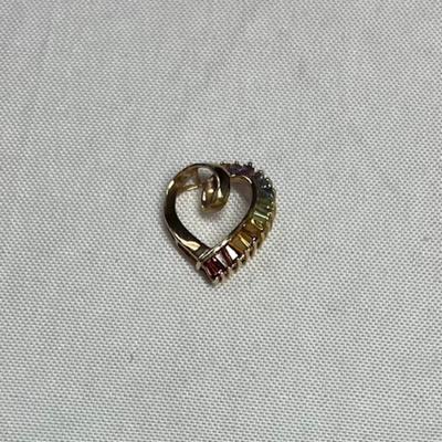 Tested 14K Gold Heart Pendant [3.16g]