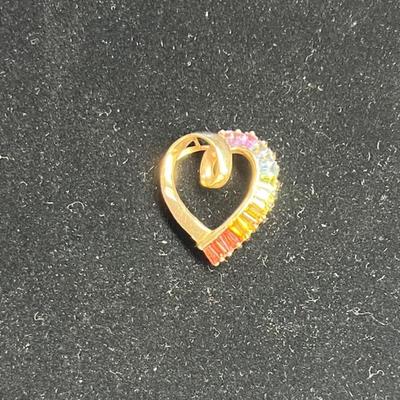 Tested 14K Gold Heart Pendant [3.16g]