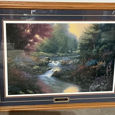 Deric Framed art, Secret Creek
