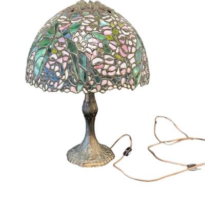 Modern Slag Glass Lamp