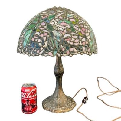 Modern Slag Glass Lamp