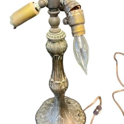 Modern Slag Glass Lamp