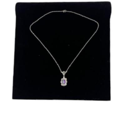 Stamped 14K Gold Necklace with Pendant [1.86g]