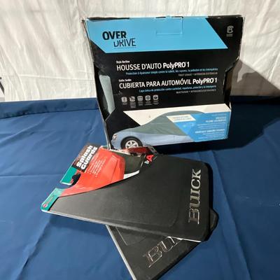 New! Over Drive Berline style Car cover w/Buick mud flaps