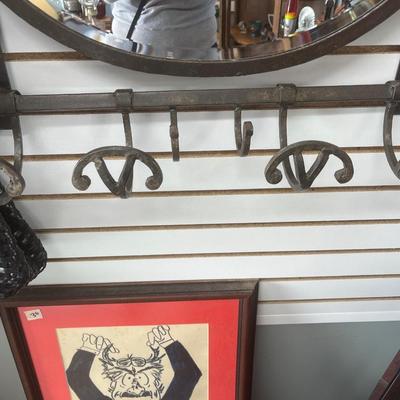 Cast iron mirror