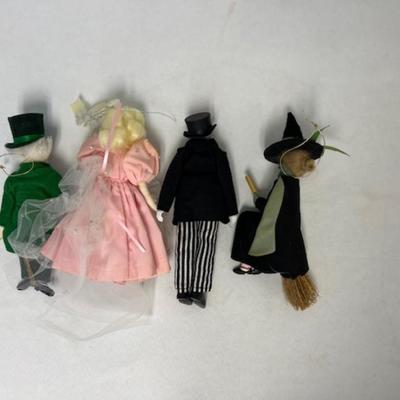 Gladys Boalt Wizard of Oz Ornaments and Action Figures