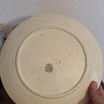 Lot 63 - Rabbit Collectors Plate, Brass Rabbit and Plush