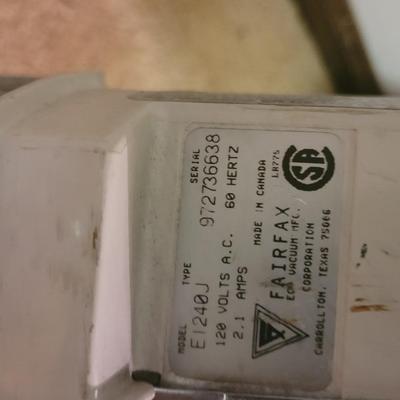 Fairfax Fax-o-matic working vintage vacuum cleaner