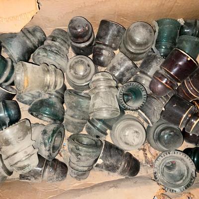 Vintage glass insolators #2