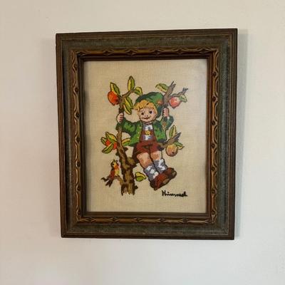 Hummel Framed Embroidery
