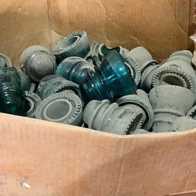 Vintage glass insulators #5