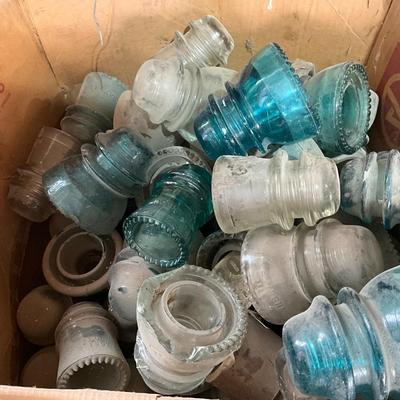 Vintage glass insulators #6