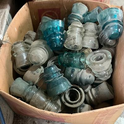 Vintage glass insulators #7