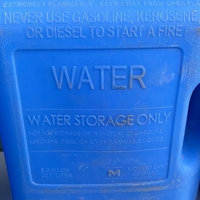Blue Water containers