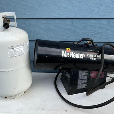 Mr Heater and full 30# tank of propane