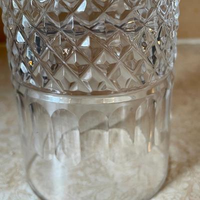 CRYSTAL DOUBLE OLD FASHION AND VINTAGE ROLY POLY GLASSWARE