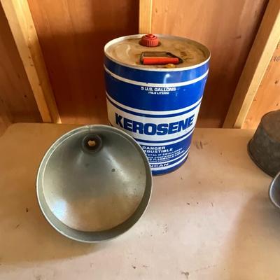 Kerosene with funnel
